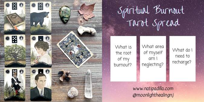Spiritual Burnout Reading with the 1880 Lenormand