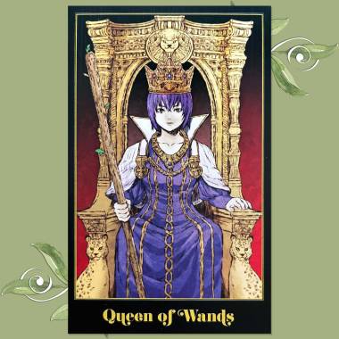 Anime Tarot - Queen of Wands