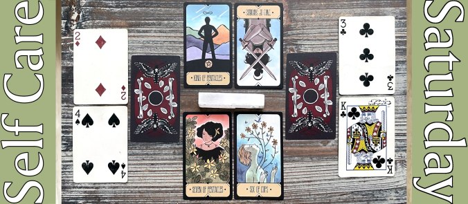 Self Care Saturday Reading with the Sasuraibito Tarot and Customized Sands Regency Casino Cards