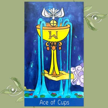 Reverse Scale Tarot - Ace of Cups