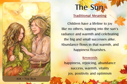 Tarot of the Hidden Realm - The Sun Card